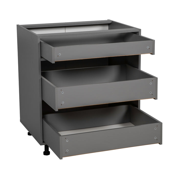 Wallkitchens Wood Grey Base Cabinet Grey 2