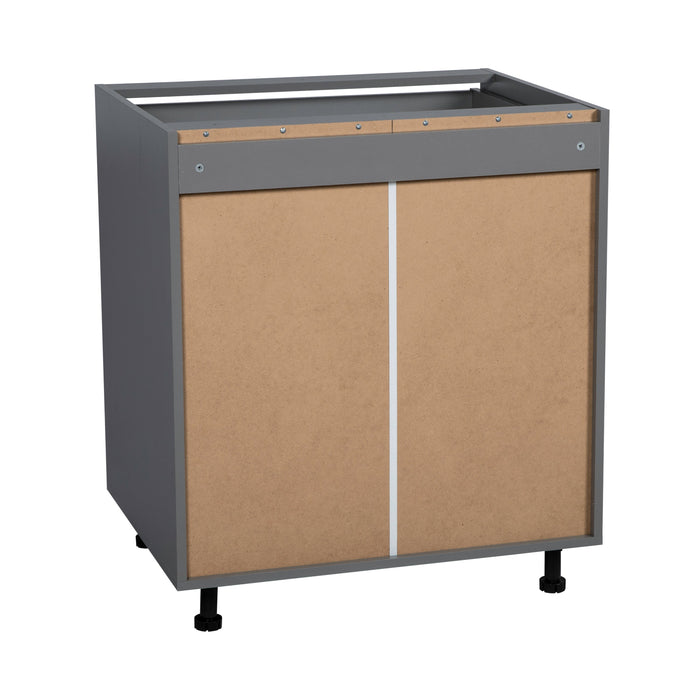 Wallkitchens Wood Natural Teak Base Cabinet Natural Teak 3