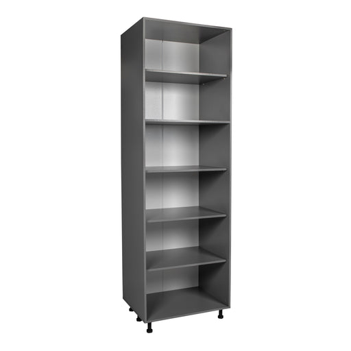 Wallkitchens Wood Grey  Pantry Cabinet Grey 1