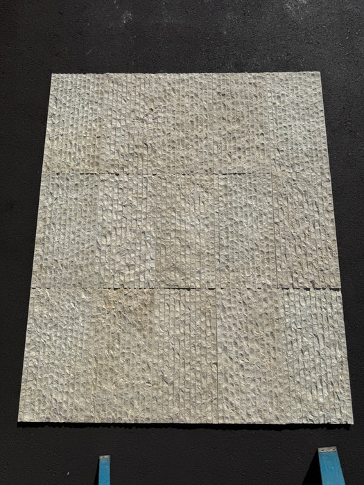 Split Face Caen Beige Limestone Tile - 12" x 24"