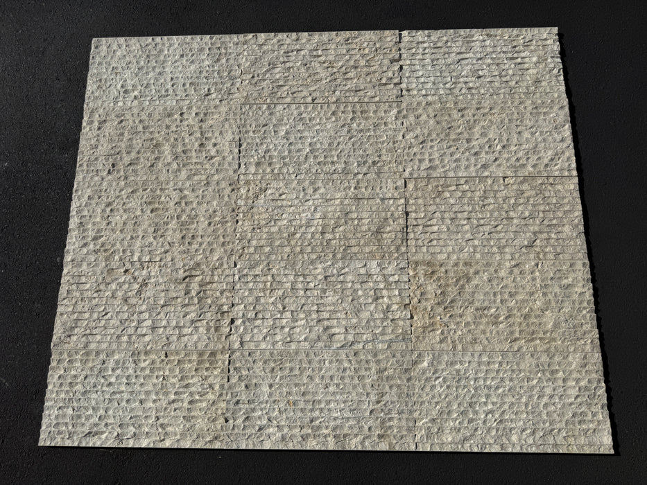 Caen Beige Limestone Tile - 12" x 24" Split Face