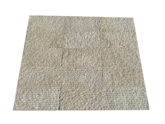 Caen Beige Split Face Limestone Tile - 12" x 24" x 1"