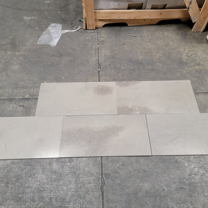 Chelsea Grey Limestone Tile Honed 1