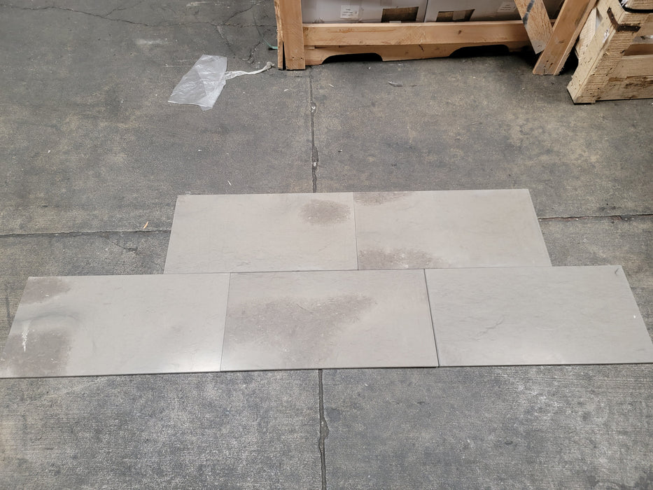 Chelsea Grey Limestone Tile Honed 1