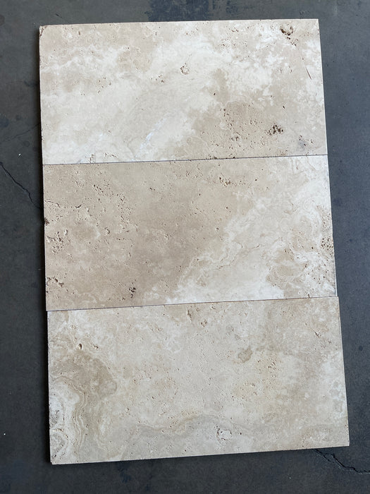 Ivory Cross Cut Travertine Tile Tumbled 2