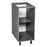 Wallkitchens Wood Grey Base Cabinet Grey 1