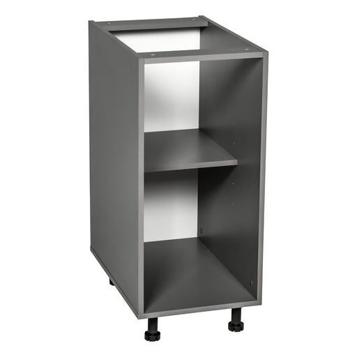 Wallkitchens Wood Grey Base Cabinet Grey 1