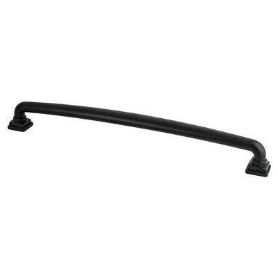 Tailored Traditional Zinc Matte Black Appliance Pull  1