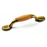 First Family Zinc Alloy Cabinet Pull Light Brass 1
