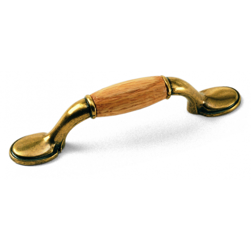First Family Zinc Alloy Cabinet Pull Light Brass 1