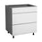 Wallkitchens Wood White Glossy Base Cabinet White Glossy 1