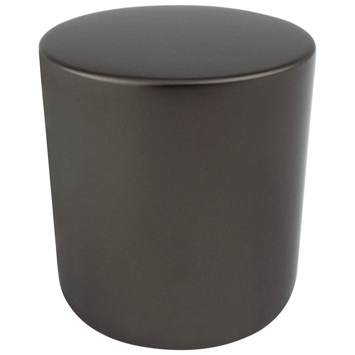 Mini Zinc Charcoal Gray Cabinet Knob  2