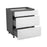Wallkitchens Wood White Glossy Base Cabinet White Glossy 2