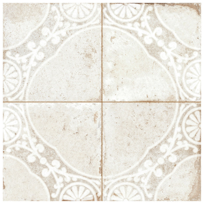 Kings Ceramic Jaipur White Tile Mixed 2