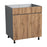 Wallkitchens Wood Natural Teak  Sink Base Cabinet Natural Teak 1
