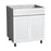Wallkitchens Wood White Matte Sink Base Cabinet White Matte 1