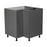 Wallkitchens Wood Grey Glossy Corner Lazy Susan Base Cabinet Grey Glossy 1
