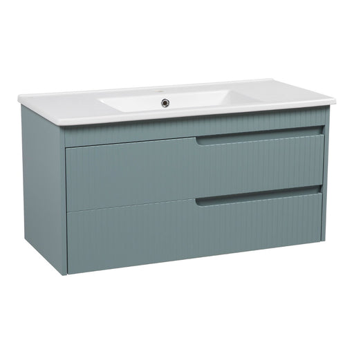 Judi Wood Light Green Bathroom Vanity Light Green 1
