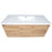 Niagara Wood Natural Teak Matte Bathroom Vanity Natural Teak Matte 5