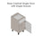 Wallkitchens Wood Black Matte Base Cabinet Black Matte 4