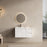Plywood Glossy White Bathroom Vanity Glossy White 1