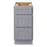 CVD Grey Wood Freestanding 3 Drawers Bathroom Cabinet - 15" x 32.5" 1