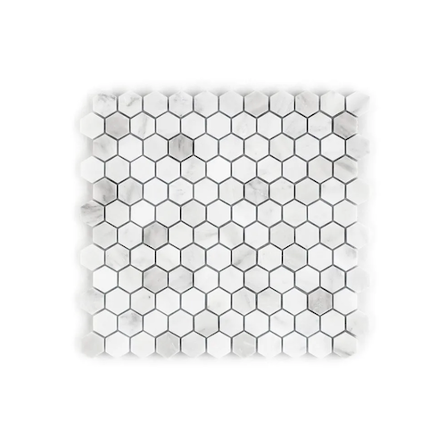 Classic Statuario Mosaic Honed Marble