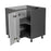 Wallkitchens Wood White Matte Corner Lazy Susan Base Cabinet White Matte 2
