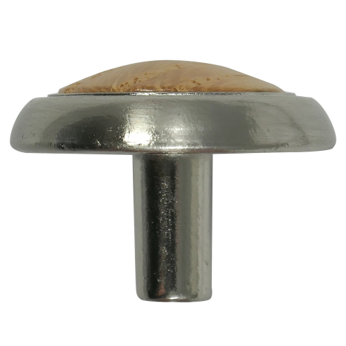 First Family Zinc Alloy Cabinet Knob Satin Chrome 5