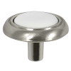 First Family Zinc Alloy Cabinet Knob Satin Chrome 2