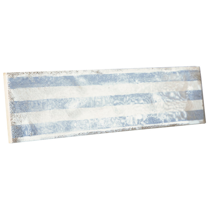 Luca Ceramic Stria Gio with Antimicrobial Glaze Tile Glossy 9