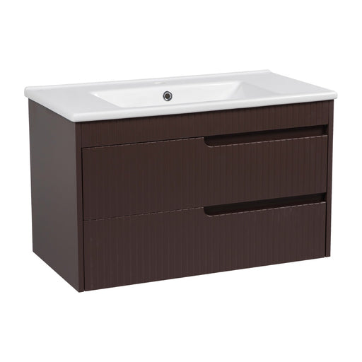 Judi Wood Brown Matte Bathroom Vanity Brown Matte 1
