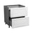 Wallkitchens Wood White Matte Base Cabinet White Matte 2