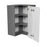 Wallkitchens Wood White Glossy Diagonal Corner Wall Cabinet White Glossy 2