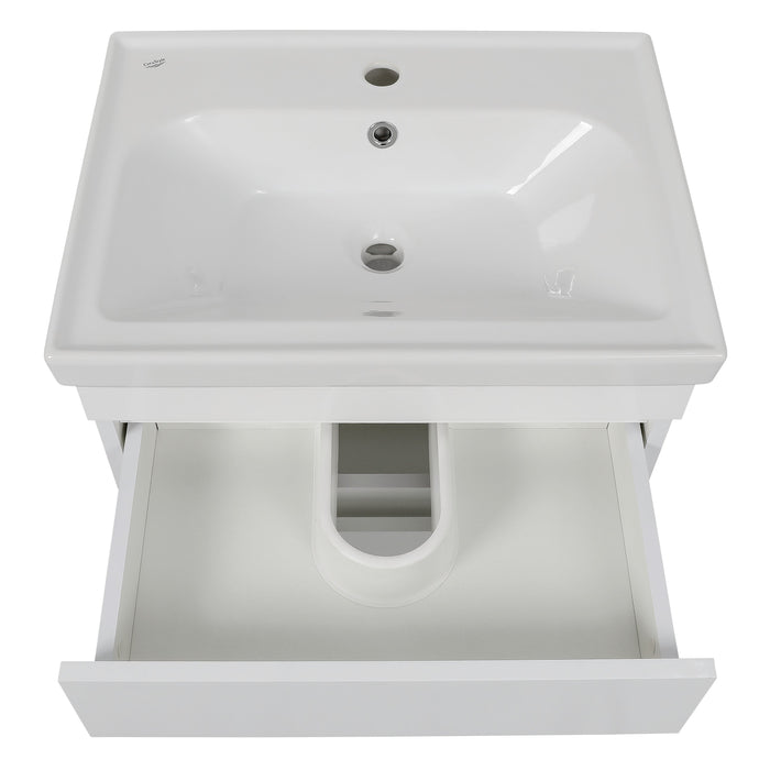 Niagara Wood White Glossy Bathroom Vanity White Glossy 5
