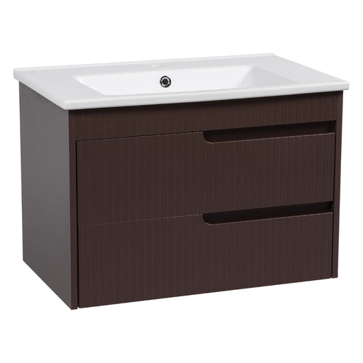 Judi Wood Brown Matte Bathroom Vanity Brown Matte 1