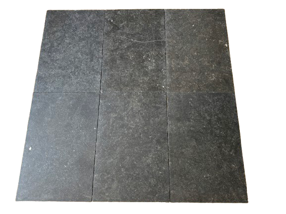 Belgian Blue Limestone Tile Antique & Bush Hammered 1
