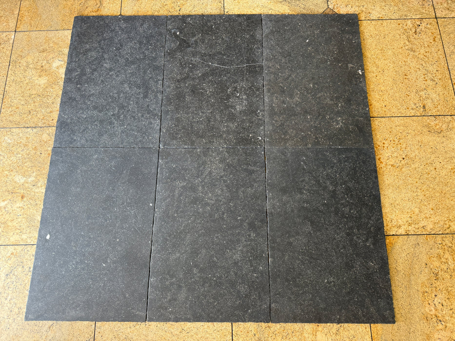 Belgian Blue Limestone Tile Antique & Bush Hammered 2
