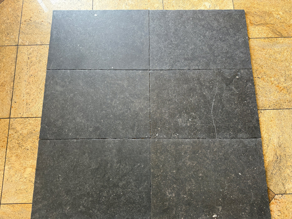Belgian Blue Limestone Tile Antique & Bush Hammered 3