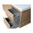 Niagara Wood Natural Teak Matte Bathroom Vanity Natural Teak Matte 7