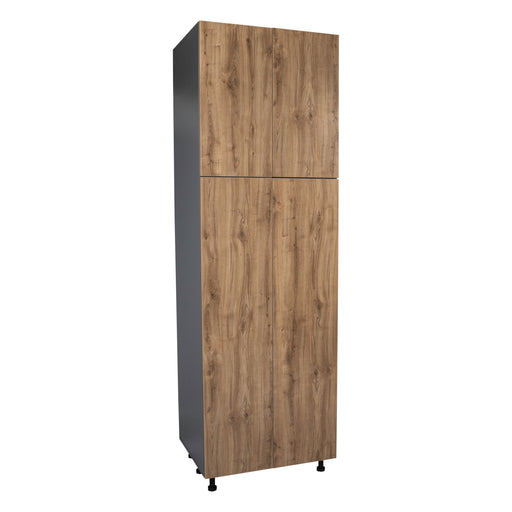 Wallkitchens Wood Natural Teak  Pantry Cabinet Natural Teak 1