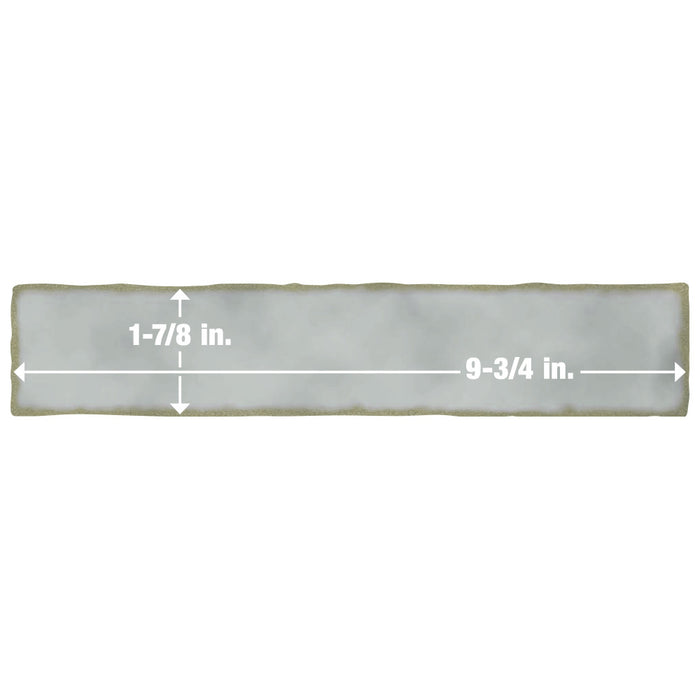Hudson Ceramic Studio Soho Brick Grey Eye Tile Glossy 9