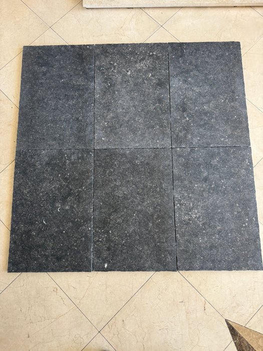 Belgian Blue Limestone Tile Antique & Bush Hammered 1