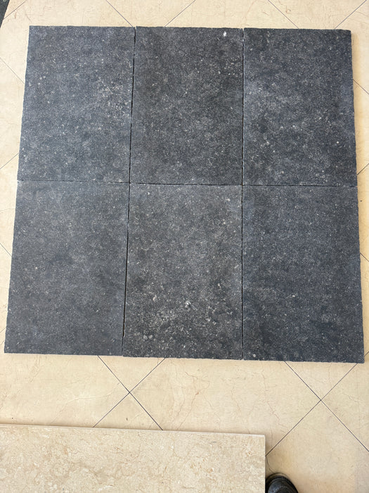 Belgian Blue Limestone Tile Antique & Bush Hammered 2