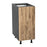 Wallkitchens Wood Natural Teak Base Cabinet Natural Teak 1