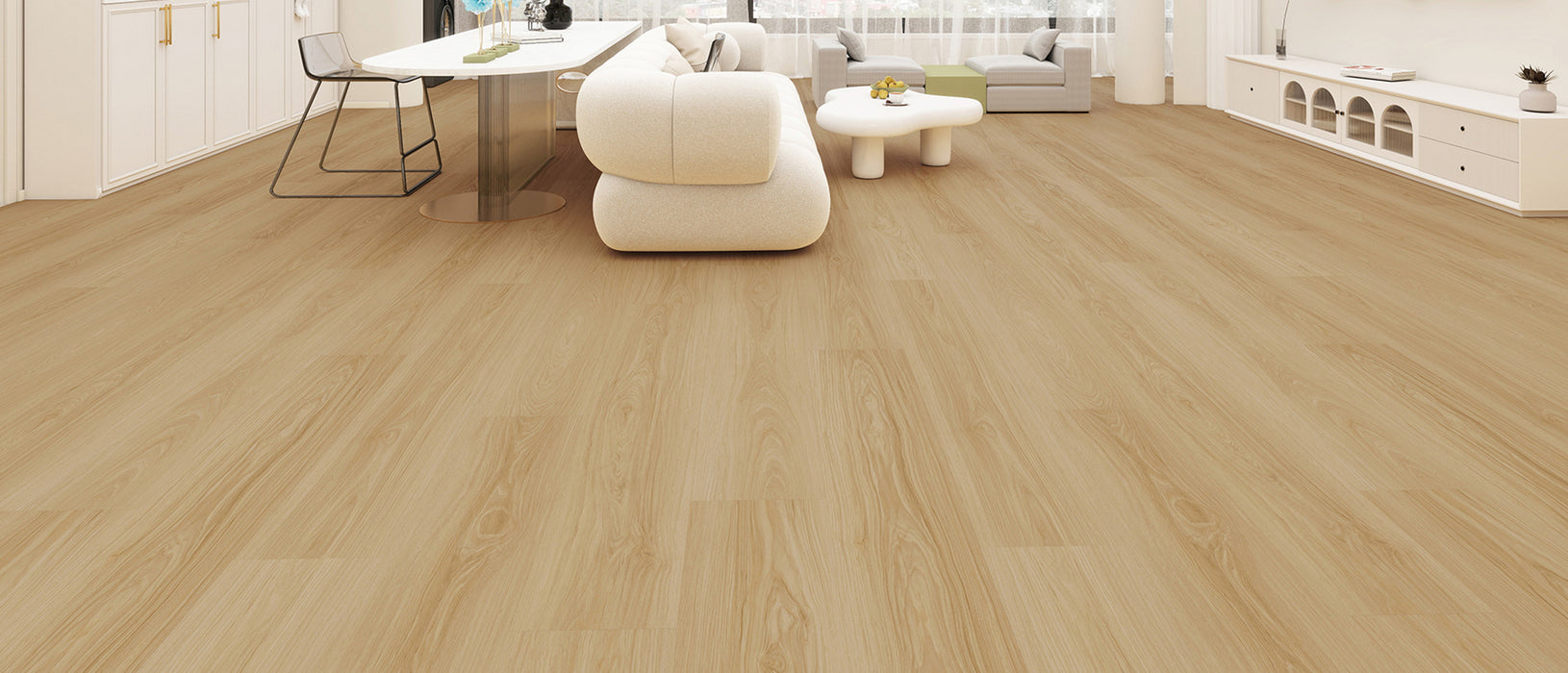 Oak Wood Willow Oak Laminate Wood Plank Embossed 2