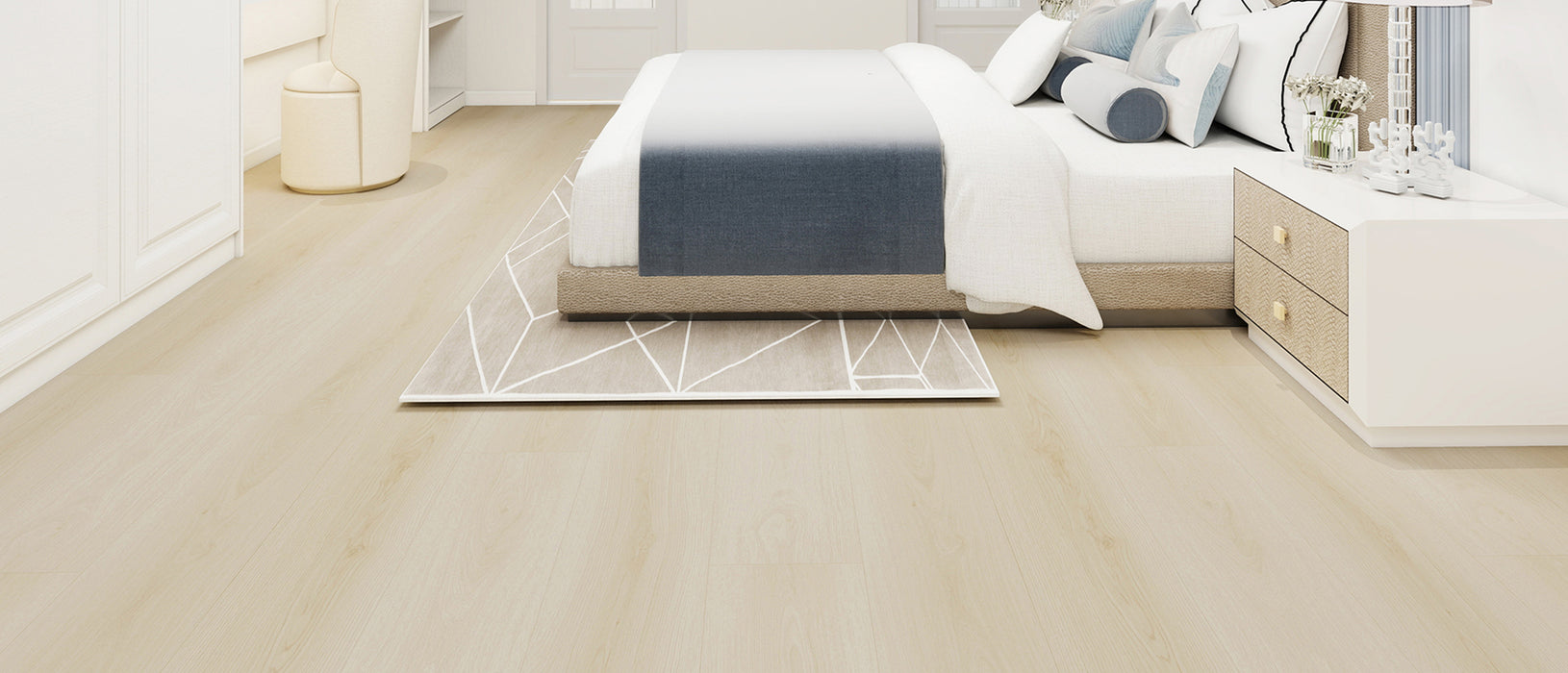 Oak Wood Post Oak Laminate Wood Plank Embossed 2