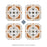 Vaudeville Porcelain Octagon Deco Zimer with Taco Azzuro Tile Matte 4