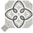 Riviera Porcelain Octagon Garde Gris with Taco Verde Tile Matte 3