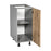 Wallkitchens Wood Natural Teak Base Cabinet Natural Teak 2